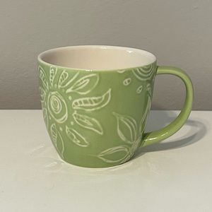 Starbucks Coffee Mug Green Ceramic Coffee Tea Mug 12 Oz 2006 Collection